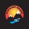 Explore more -  Vector illustration design for banner, t-shirt graphics, fashion prints, slogan tees, stickers, cards, poster Royalty Free Stock Photo