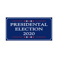 2020 United States of America presidential election vote banner. Royalty Free Stock Photo