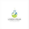 Nature Laboratory Logo Designs Vector, Green Labs Logo Symbol. Natural Lab Logo Royalty Free Stock Photo