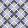 Seamless Checkered Pattern. Crochet Pattern. Abstract Background Pattern Texture