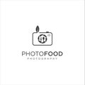 Food Photography Logo Template . Food Photo Logo . Elegant, Personable, Club Logo Design for Food Photography