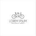Bicycle Logo stock illustration . Bike Logo Design