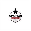 Spartan Fitness Logo Design . Gym SpartanLogo Vector . Fitness Logo . Bodybuilding Logo design inspiration . Ironclad Logo . warri Royalty Free Stock Photo