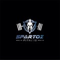 Spartan Fitness Logo Design . Gym SpartanLogo Vector . Fitness Logo . Bodybuilding Logo design inspiration . Ironclad Logo . warri