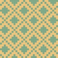 Seamless Checkered Pattern. Crochet Pattern. Abstract Background Pattern Texture