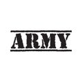 Army - Military style Vector illustration design for poster, textile, banner, t shirt graphics, fashion prints, slogan tees