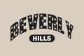 Beverly hills - Vector illustration design for banner, t shirt graphics, fashion prints, slogan tees, stickers, cards, posters