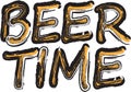 Beer time - Vector illustration design for banner, t shirt graphics, fashion prints, slogan tees, stickers, cards, posters
