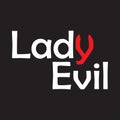 Lady evil -  Vector illustration design for poster, textile, banner, t shirt graphics, fashion prints, slogan tees, stickers Royalty Free Stock Photo