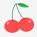 Cerry Fruit Vector Illustration