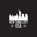 New York city - Vector illustration design for banner, t shirt graphics, fashion prints, slogan tees, stickers, cards, posters Royalty Free Stock Photo