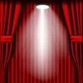 Theater stage curtain