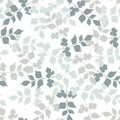 Seamless abstract floral pattern. Gray and white background. Ornament for wrapping, wallpaper, tiles. Royalty Free Stock Photo