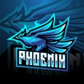 Phoenix mascot esport logo