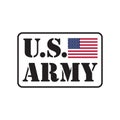 US Army - Military style Vector illustration design for poster, textile, banner, t shirt graphics, fashion prints, slogan tees