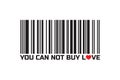 You can not buy love - Slogan Vector background design for t-shirt graphics, banner, fashion prints, tees, stickers, cards, poster