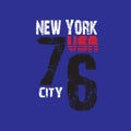 New York City - Vector illustration design for banner, t-shirt graphics, fashion prints, slogan tees, stickers, cards, poster, emb