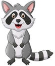 Cute raccoon cartoon