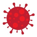 Virus illustration vector. icon corona virus. covid-19 vector design.