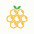 Hexagon Hive bee logo