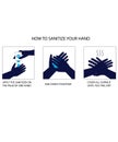 How to sanitize your hand .