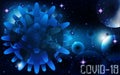 Coronavirus Covid-19 infects Earth, wallpaper Royalty Free Stock Photo