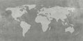 World map vintage background.