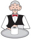 Waiter With Toilet Paper
