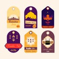 Set of Ramadan discount tags