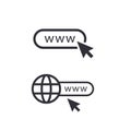 Web searching icon design