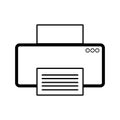 Printer paper icon