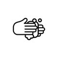 Hand wash icon vector design trendy Royalty Free Stock Photo
