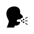 Cough icon vector design trendy