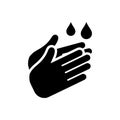 Hand wash icon vector design trendy