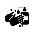 Hand wash icon vector design trendy Royalty Free Stock Photo