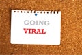 Going viral on paper Royalty Free Stock Photo