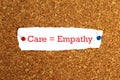 Care empathy on paper