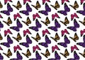 Butterfly pattern illustration background wallpaper Royalty Free Stock Photo