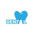 Creative dental logo design, vector