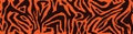 Tiger stripes pattern, animal skin, line background. Vector seamles texture Royalty Free Stock Photo