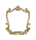 Golden mirror or picture frame