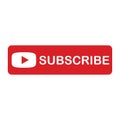 The subscribe button on youtube