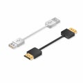 Usb and hdmi cable realistic isometric illustration vector isolated in white background Royalty Free Stock Photo
