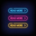 Read More Neon Signs Style Text Vector