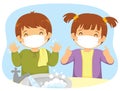 Medical masks and hand washing