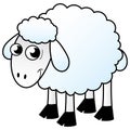 Sheep Ewe Lamb Cartoon Animal Fleece Royalty Free Stock Photo