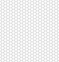 Simple geometric background with hexagonal cell texture,  honeycomb grid seamless pattern, vector illustration with honey hexagon Royalty Free Stock Photo