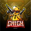 Chicks esport logo mascot design