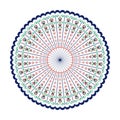 Ethnic mandala-like pattern Royalty Free Stock Photo
