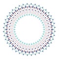 Ethnic mandala-like pattern Royalty Free Stock Photo